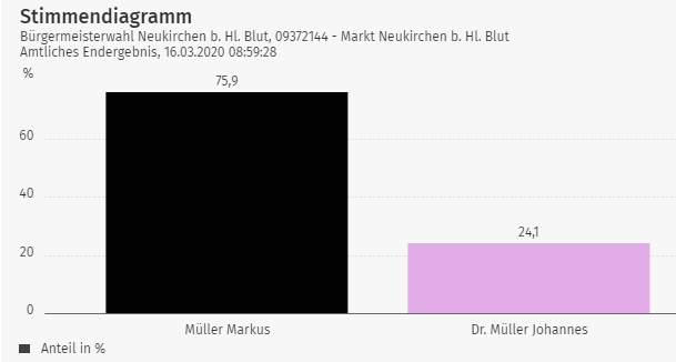 Ergebnis Bürgermeisterwahl 2020